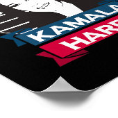 VP lijkt op mij Kamala Harris eerste vrouw Vice PR Poster (Hoek)