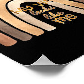 VP lijkt op mij Kamala Harris Kind meisje Rainbow Poster (Hoek)