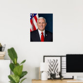 VP Mike Pence Poster (Thuiskantoor)