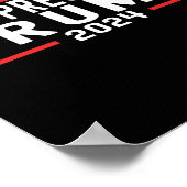 VP Trump Funny Biden Verkiezing VP Trump 2024 1 Poster (Hoek)