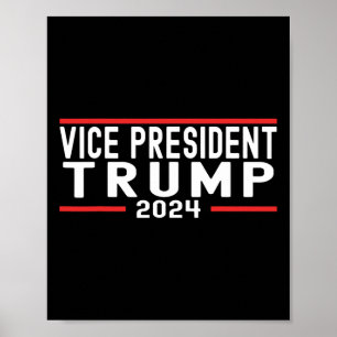 VP Trump Funny Biden Verkiezing VP Trump 2024 1 Poster