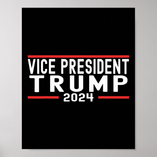 VP Trump Funny Biden Verkiezing VP Trump 2024 1 Poster (Voorkant)