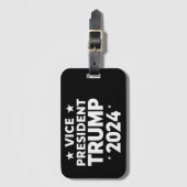 VP Trump Grappige Verkiezing Joe Biden Grappige Qu Bagagelabel (Voorkant (verticaal))