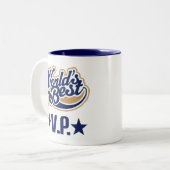 Vp Vice President Cadeft Tweekleurige Koffiemok (Voorkant links)