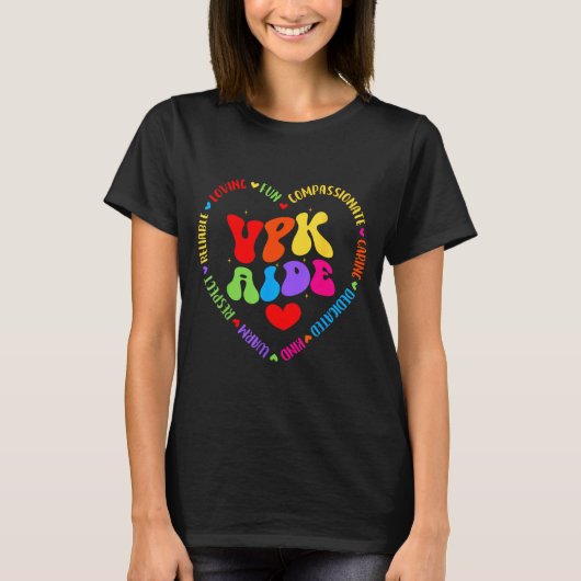 Vpk Aide First Day Of Back To School Appreciation T-shirt (Voorkant)