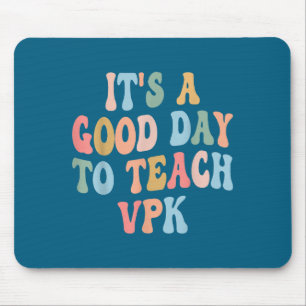 Vpk-leraar terug naar school eerste dag van vpk-le muismat