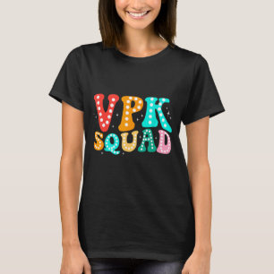 VPK Squad Grappige Terug naar School Leraren Stude T-shirt