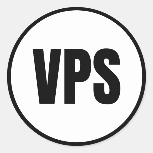 VPS - Fort Walton Beach Ronde Sticker (Voorkant)