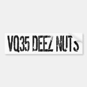 VQ35 Deez Nuts Bumpersticker (Voorkant)