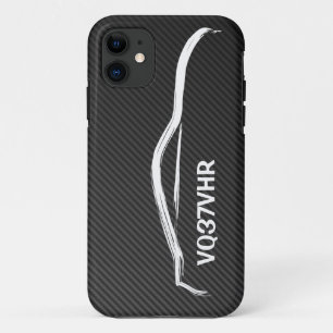 "VQ37VHR" 370z met Faux-koolstofvezel Case-Mate iPhone Case