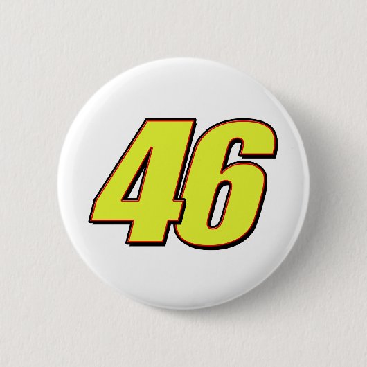 VR46redline Ronde Button 5,7 Cm (Voorkant)