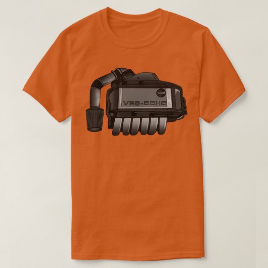 VR6-motorontwerp V2 T-shirt (Design voorkant)