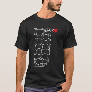 VR6-motorpakking VR6-motor T-shirt
