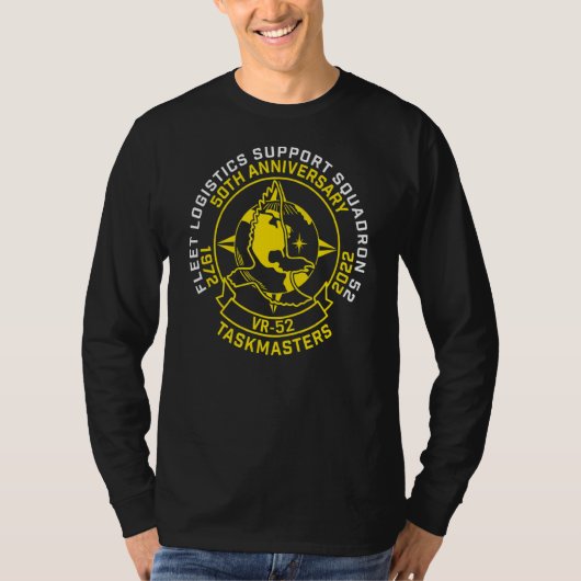 VR 52 Taskmasters 50e Jubileum ontwerp T-shirt (Voorkant)