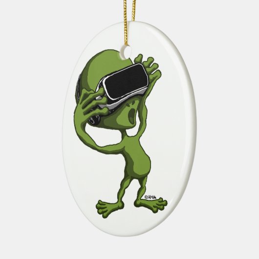 VR-alien Keramisch Ornament (Links)