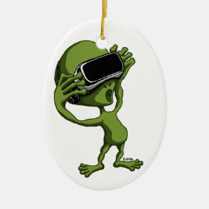 VR-alien Keramisch Ornament