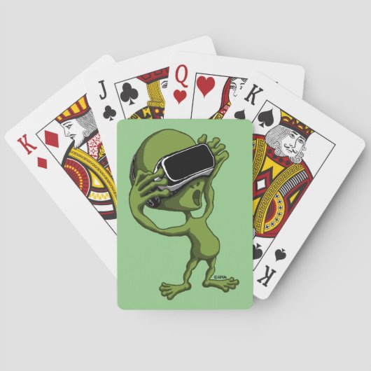 VR Alien Pokerkaarten (Achterkant)