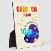 VR Birthday Boy Gamer Party Group Matching Fotoplaat (Zijkant)