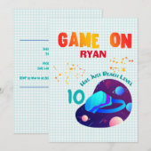 VR Birthday Boy Gamer Party Group Matching Kaart (Voorkant / Achterkant)