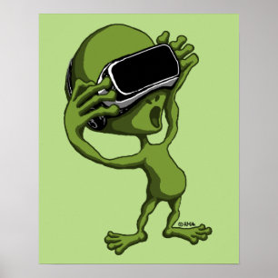 VR-buitenaardse Poster