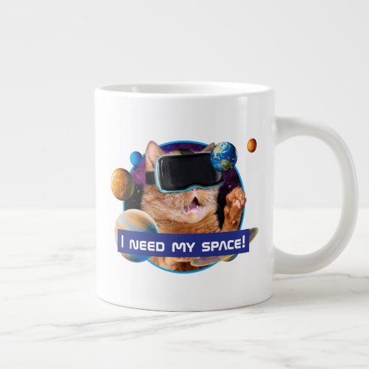 VR Cat in Space Grote Koffiekop (Rechts)