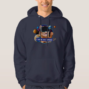 VR Cat in Space Hoodie