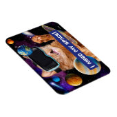 VR Cat in Space Magneet (Rechterzijde)