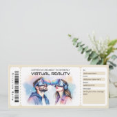 VR-ervaringsticket cadeaubewijs Kaart (Staand voorkant)