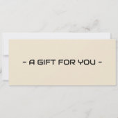 VR-ervaringsticket cadeaubewijs Kaart (Achterkant)