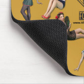 VR "FOR MEN" Pinup Mousepad Muismat (Hoek)