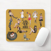 VR "FOR MEN" Pinup Mousepad Muismat (Met muis)
