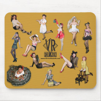 VR "FOR MEN" Pinup Mousepad Muismat