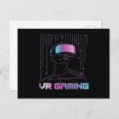 VR-game virtuele realiteit Gamer Geek Nerd Gift Briefkaart (Voorkant / Achterkant)