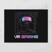 VR-game virtuele realiteit Gamer Geek Nerd Gift Briefkaart (Voorkant)
