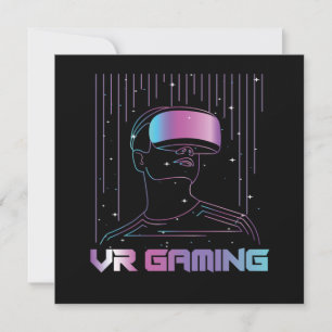 VR-game virtuele realiteit Gamer Geek Nerd Gift Kaart