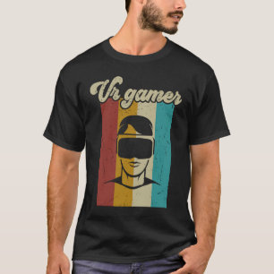 VR gamer Retro videospellen voor jongens Man G T-shirt