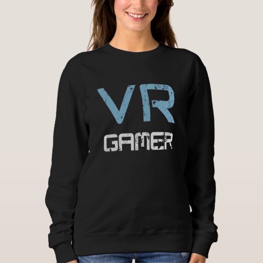 VR GAMER voor virtuele realiteit KINDEREN Trui (Voorkant)