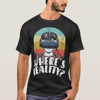 Vr Gamer Vr Speler Virtual Reality Vr Game Video G T-shirt