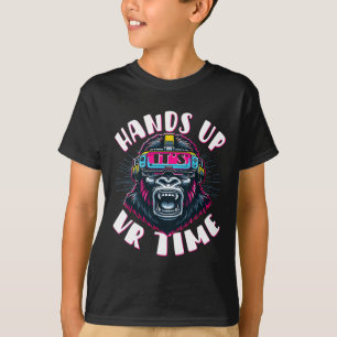 Vr-gamer Vr-speler Virtual Reality Vr-game videoga T-shirt