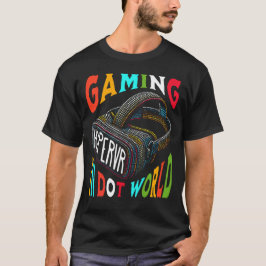 VR Gaming dot wereld Hyper Virtual Reality T-shirt