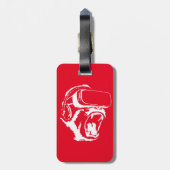 VR Gorilla Bagagelabel (Achterkant verticaal)