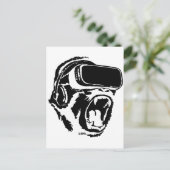 VR Gorilla Briefkaart (Staand voorkant)