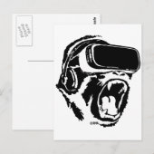 VR Gorilla Briefkaart (Voorkant / Achterkant)