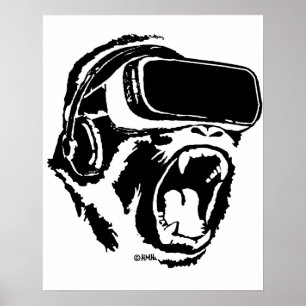VR Gorilla Poster