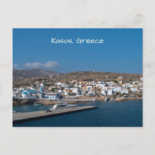 Vr, Kasos Grieks Eiland Ansichtkaart Briefkaart (Voorkant)