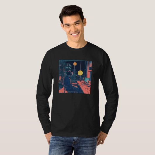 VR Lofi Art Style T-shirt (Voorkant volledig)
