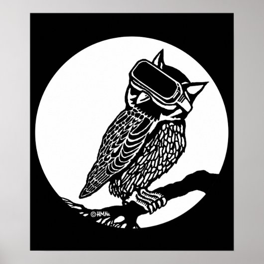 VR Owl Poster (Voorkant)