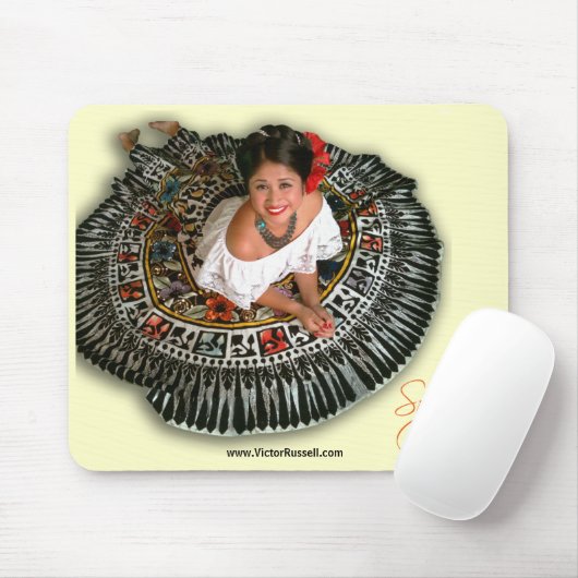 VR Pinup Mousepad - Sophie Muismat (Met muis)