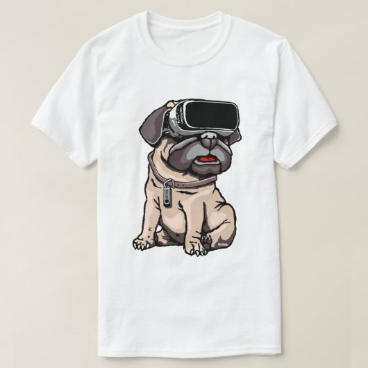 VR Pug T-shirt (Design voorkant)