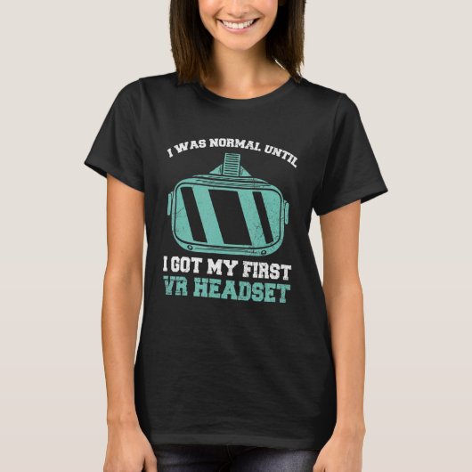 VR-speler voor een Virtual Reality Nerd 1 T-shirt (Voorkant)